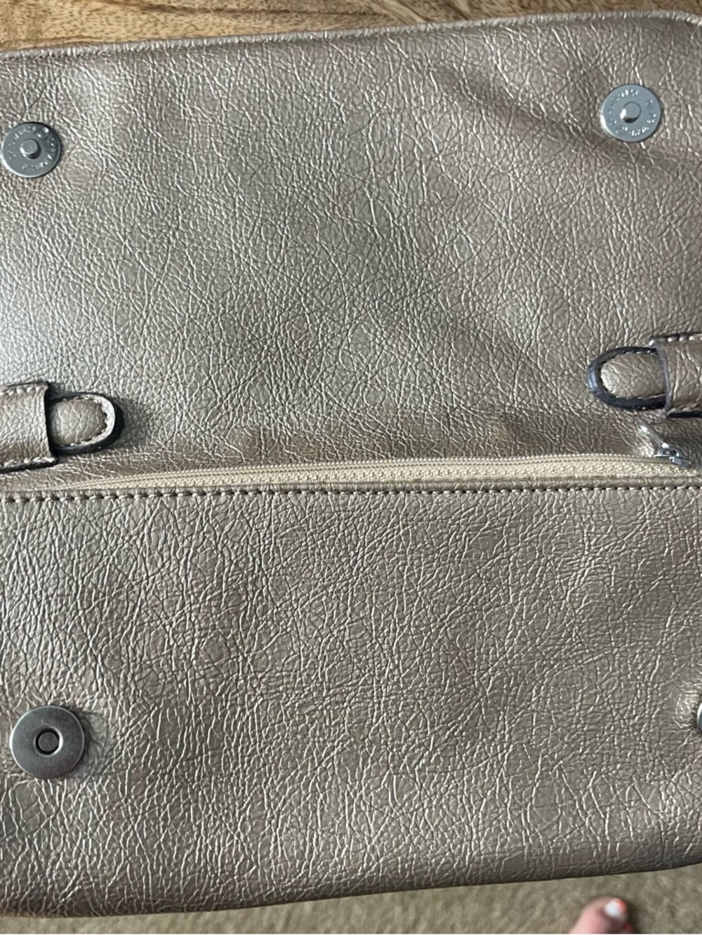 Gold Stud-Accent Kathy Crossbody Bag with Crown Emblem - Picture 7 of 12